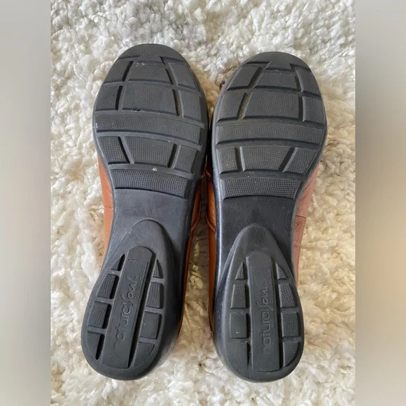 Natural Soul By Naturalizer Shoes Flat Mary Jane Brown Comfort Womens Size 8 Med - Picture 5 of 7